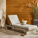Solstice Outdoor Chaise - Weathered Grey - Stone Grey