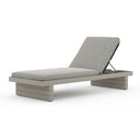 Solstice Outdoor Chaise - Weathered Grey - Faye Ash