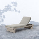 Solstice Outdoor Chaise - Weathered Grey - Faye Ash