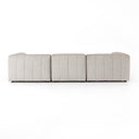 Verano Outdoor 3-Piece Sectional Sofa - Faye Ash