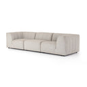 Verano Outdoor 3-Piece Sectional Sofa - Faye Ash
