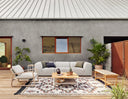 Verano Outdoor 3-Piece Sectional Sofa - Faye Ash