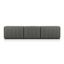 Verano Outdoor 3-Piece Sectional Sofa - Hayes Charcoal