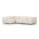 Verity Gwen Outdoor 4-Piece Sectional - Faye Sand