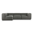 Verity Gwen Outdoor 4-Piece Sectional - Hayes Charcoal
