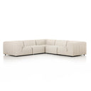 Verity Outdoor 5-Piece Sectional - Faye Sand