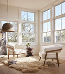 Luxe Lalo Lambskin Rug - 575X575 Beige Lambskin