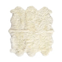 Luxe Lalo Lambskin Rug - 45X575 White Lambskin