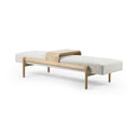 Seraphine Fawkes Bench - Vintage White Wash
