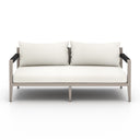 Luxe Sherwood Outdoor Sofa Weathered Grey - 63 Natural Ivory