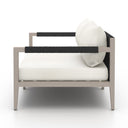 Luxe Sherwood Outdoor Sofa Weathered Grey - 63 Natural Ivory