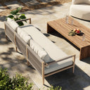 Aurelia Sherwood Outdoor Sofa Washed Brown - 93 Natural Ivory