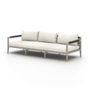 Luxe Sherwood Outdoor Sofa Weathered Grey - 93 Natural Ivory