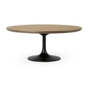 Haven Powell Dining Table - Bright Brass Clad 71