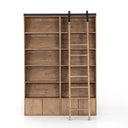 Aveline Bane Bookshelf - Double Bookshelf Ladder