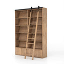 Aveline Bane Bookshelf - Double Bookshelf Ladder