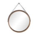 Luxe Living Des Mirror - Auburn Poplar