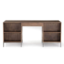 Aveline Trey Executive Desk - Auburn Poplar