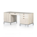 Aveline Trey Executive Desk - Dove Poplar