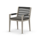 Veridian Outdoor Dining Armchair Weathered Grey - Charcoal
