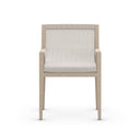 Chic Sherwood Outdoor Dining Armchair Washed Brown - Stone Grey