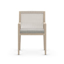 Chic Sherwood Outdoor Dining Armchair Washed Brown - Faye Ash