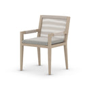 Chic Sherwood Outdoor Dining Armchair Washed Brown - Faye Ash