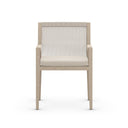 Chic Sherwood Outdoor Dining Armchair Washed Brown - Faye Sand