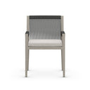 Veridian Outdoor Dining Armchair Weathered Grey - Stone Grey