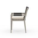 Veridian Outdoor Dining Armchair Weathered Grey - Faye Sand