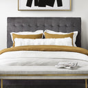 Elegant Lalo Lambskin Lumbar Pillow - Cream Cover Insert