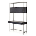 Aveline Trey Modular Wall Desk - Black Wash Poplar