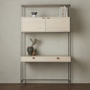 Aveline Trey Modular Wall Desk - Dove Poplar