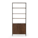 Verity Trey Modular Wide Bookcase - Auburn Poplar