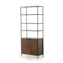 Aria Trey Modular Wide Bookcase - Auburn Poplar