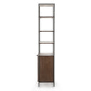 Verity Trey Modular Wide Bookcase - Auburn Poplar