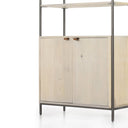 Aria Trey Modular Wide Bookcase - Dove Poplar