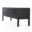 Aveline Isador Media Console - Black Wash Poplar