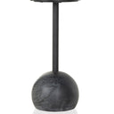 Opal Viola Accent Table - Black Marble