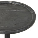 Opal Viola Accent Table - Black Marble
