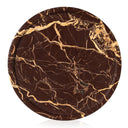 Opal Viola Accent Table - Merlot Marble