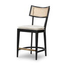 Aveline Britt Counter Stool - Brushed Ebony