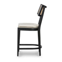 Aveline Britt Counter Stool - Brushed Ebony