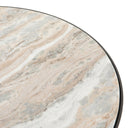 Atria Corbett Coffee Table - Small Hammered Grey Creamy Taupe Marble