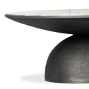 Atria Corbett Coffee Table - Small Hammered Grey River Grey Marble