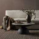Atria Corbett Coffee Table - Small Hammered Grey River Grey Marble