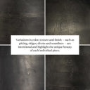 Atria Corbett Coffee Table - Small Hammered Grey River Grey Marble