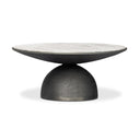 Atria Corbett Coffee Table - Small Hammered Grey River Grey Marble