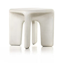 Verity End Table - White Concrete