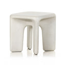 Verity End Table - White Concrete